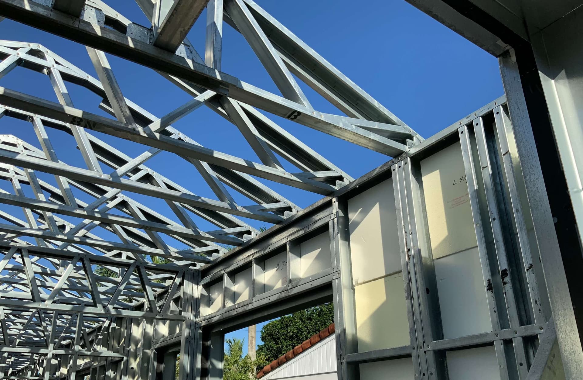 5309 ground-up residential build — construction progress documented by RK Architect, P.A.